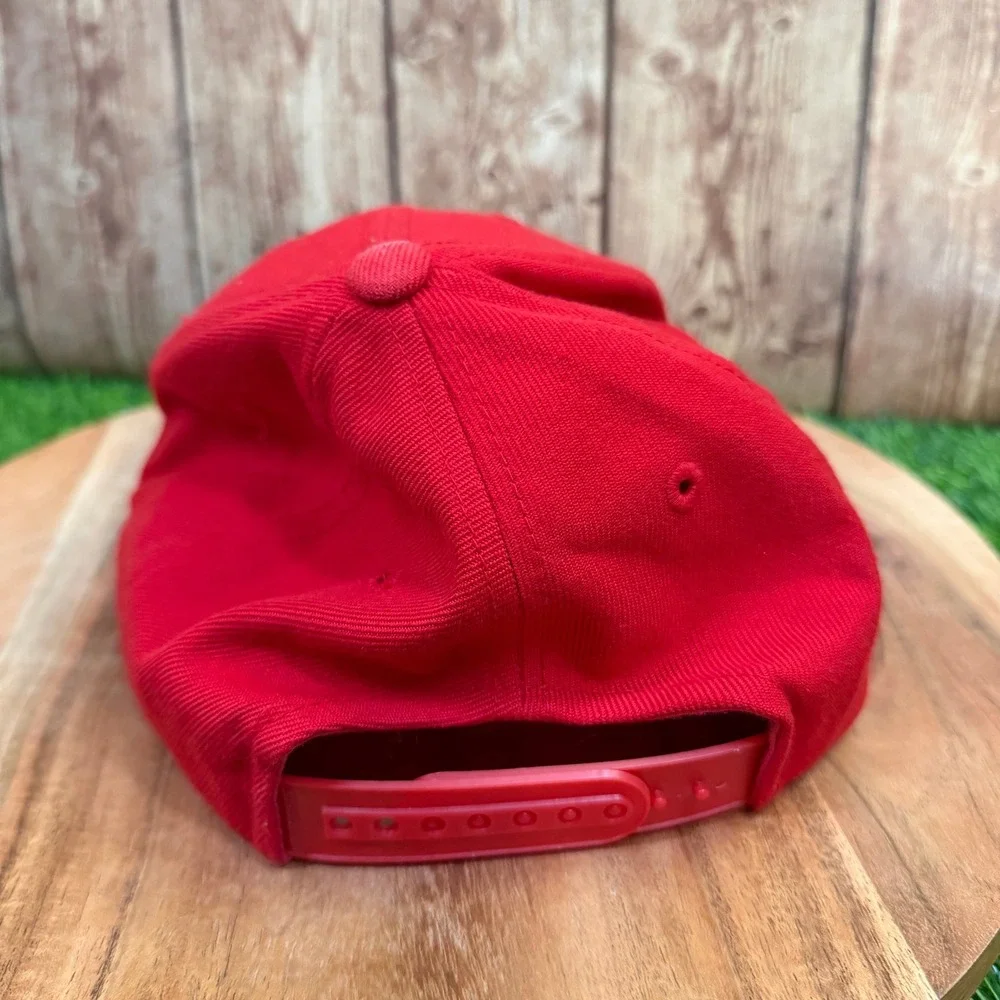 Puma Logo Athletic St Louis Cardinals Snapback Hat Mens One Size Fits All Red